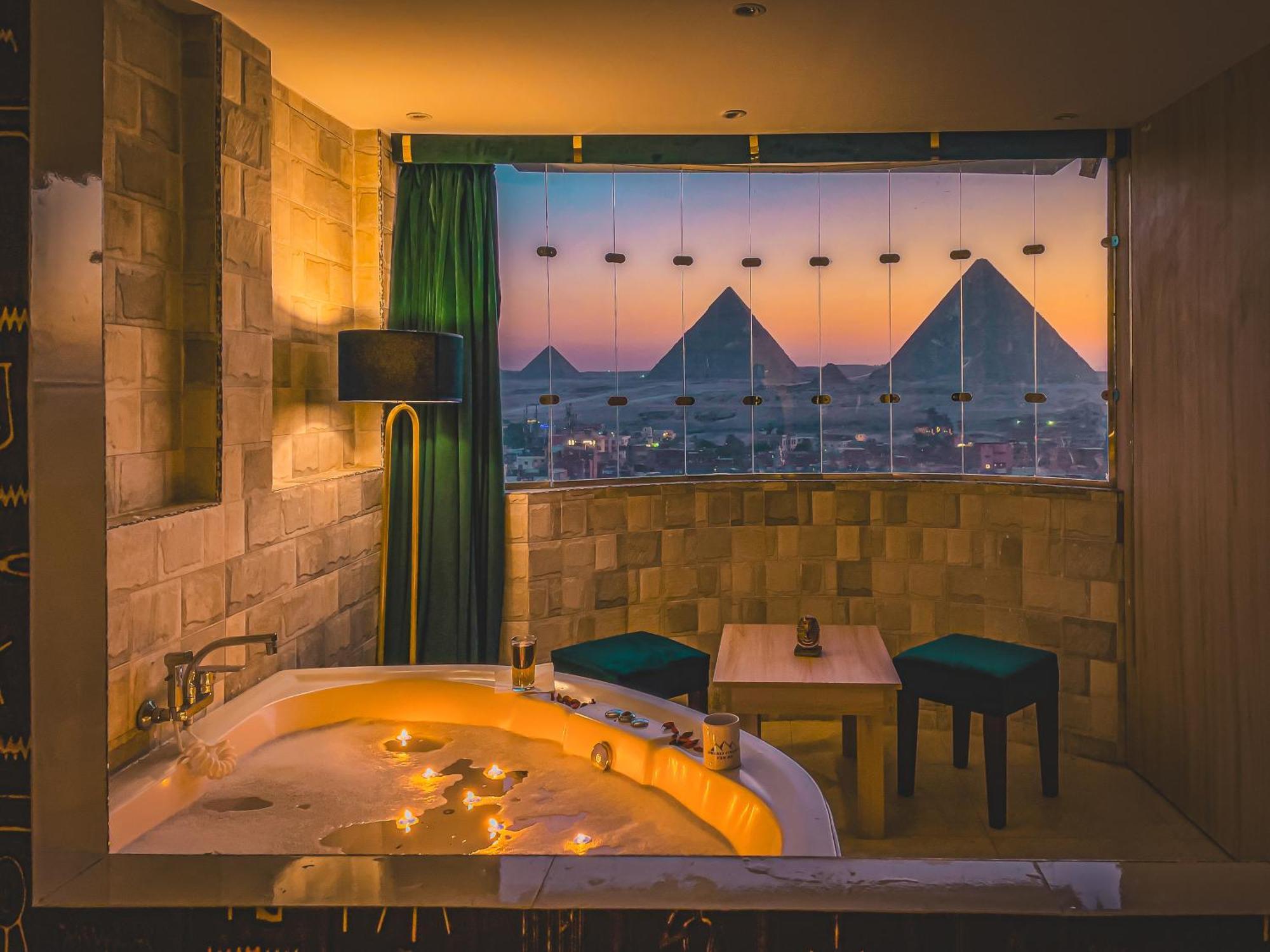 Jumeirah Pyramids View Inn Kafret el-Gabal Exterior foto